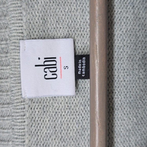 CAbi Gray Sweater with Bird Embroidery - Picture 9 of 11